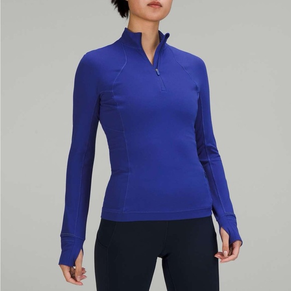 Lululemon Its Rulu Run Half Zip - Psychic Size 10 - Picture 1 of 8